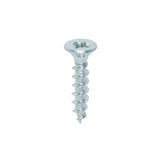 This is an image of Timco - Solo Chipboard & Woodscrews - PZ - Double Countersunk - Zinc 5.0 x 25mm - (200 PCS Box) 50025SOLOZ