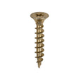 This is an image of Timco - Solo Chipboard & Woodscrews - PZ - Double Countersunk - Yellow 5.0 x 30mm - (200 PCS Box) 50030SOLOC