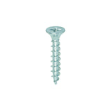 This is an image of Timco - Solo Chipboard & Woodscrews - PZ - Double Countersunk - Zinc 5.0 x 30mm - (200 PCS Box) 50030SOLOZ