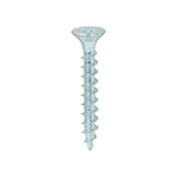 This is an image of Timco - Solo Chipboard & Woodscrews - PZ - Double Countersunk - Zinc 5.0 x 35mm - (200 PCS Box) 50035SOLOZ