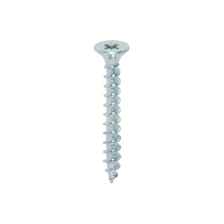 This is an image of Timco - Solo Chipboard & Woodscrews - PZ - Double Countersunk - Zinc 5.0 x 40mm - (200 PCS Box) 50040SOLOZ