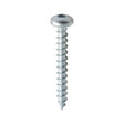This is an image of Timco - Solo Chipboard & Woodscrews - SQ - Pan - Zinc 5.0 x 40mm - (200 PCS Box) 50040SQPSZ