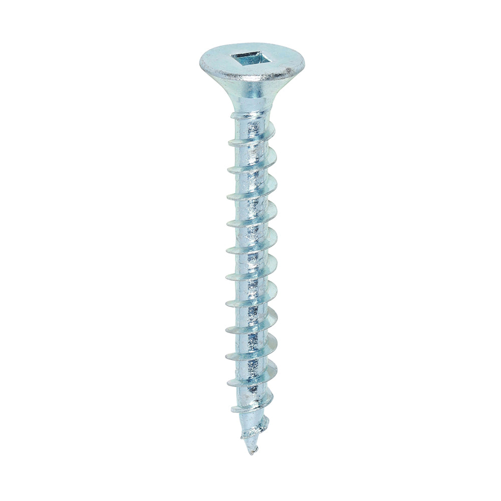 This is an image of Timco - Solo Chipboard & Woodscrews - SQ - Double Countersunk - Zinc 5.0 x 40mm - (200 PCS Box) 50040SQSZ