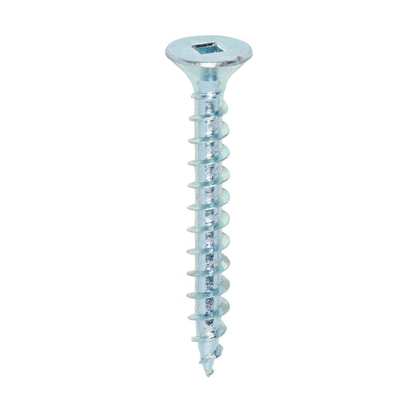 This is an image of Timco - Solo Chipboard & Woodscrews - SQ - Double Countersunk - Zinc 5.0 x 40mm - (200 PCS Box) 50040SQSZ