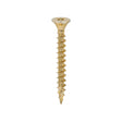 This is an image of Timco - C2 Strong-Fix Screws - PZ - Double Countersunk - Twin-Cut - Yellow 5.0 x 45mm - (200 PCS Box) 50045C2