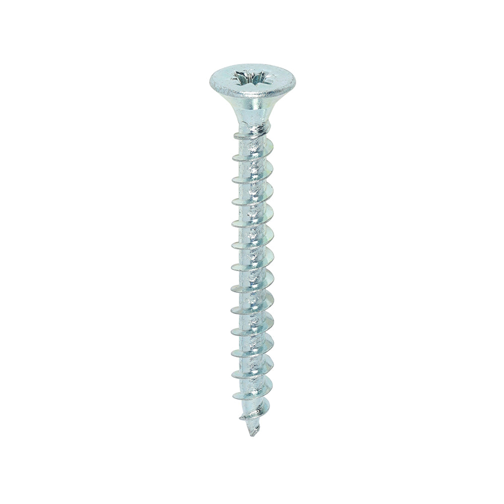 This is an image of Timco - Solo Chipboard & Woodscrews - PZ - Double Countersunk - Zinc 5.0 x 45mm - (200 PCS Box) 50045SOLOZ
