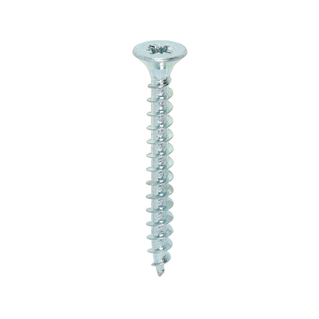 This is an image of Timco - Solo Chipboard & Woodscrews - PZ - Double Countersunk - Zinc 5.0 x 45mm - (200 PCS Box) 50045SOLOZ