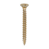 This is an image of Timco - Classic Multi-Purpose Screws - PZ - Double Countersunk - Yellow 5.0 x 50mm - (200 PCS Box) 50050CLAF