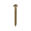 This is an image of Timco - Classic Multi-Purpose Screws - PZ - Pan Head - Yellow 5.0 x 50mm - (200 PCS Box) 50050CLAP