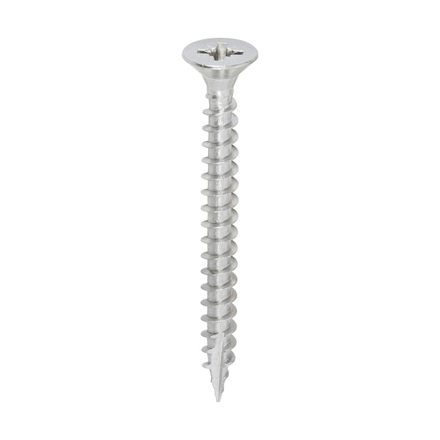 This is an image of Timco - Classic Multi-Purpose Screws - PZ - Double Countersunk - A2 Stainless Steel 5.0 x 50mm - (200 PCS Box) 50050CLASS