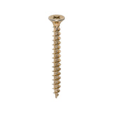 This is an image of Timco - Solo Chipboard & Woodscrews - PZ - Double Countersunk - Yellow 5.0 x 50mm - (200 PCS Box) 50050SOLOC