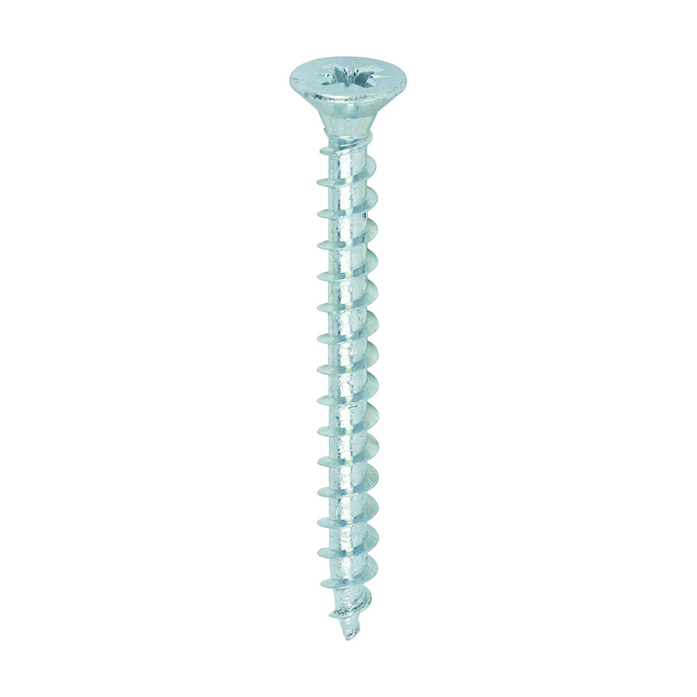 This is an image of Timco - Solo Chipboard & Woodscrews - PZ - Double Countersunk - Zinc 5.0 x 50mm - (200 PCS Box) 50050SOLOZ