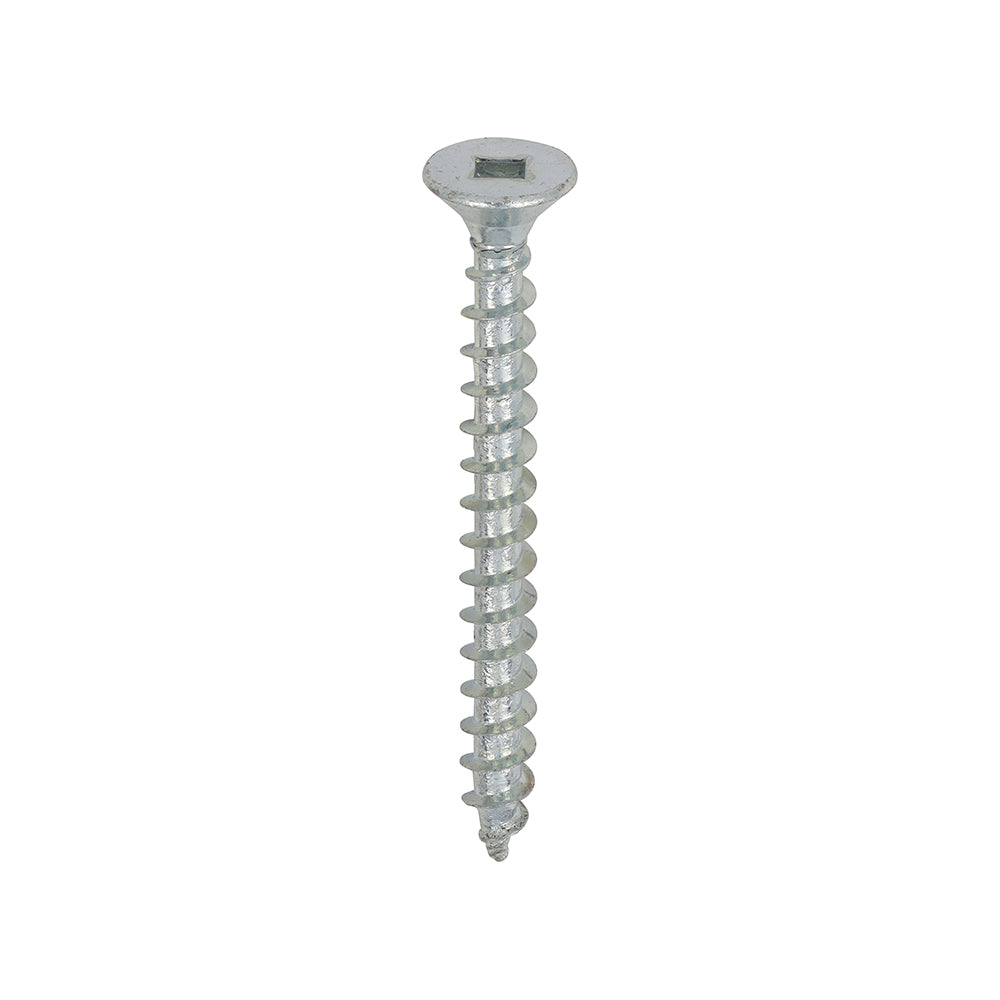 This is an image of Timco - Solo Chipboard & Woodscrews - SQ - Double Countersunk - Zinc 5.0 x 50mm - (200 PCS Box) 50050SQSZ