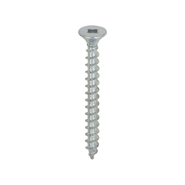 This is an image of Timco - Solo Chipboard & Woodscrews - SQ - Double Countersunk - Zinc 5.0 x 50mm - (200 PCS Box) 50050SQSZ