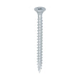 This is an image of Timco - C2 Exterior Strong-Fix Screws - PZ - Double Countersunk with Ribs - Twin-Cut - Silver 5.0 x 60mm - (200 PCS Box) 50060C2SBX