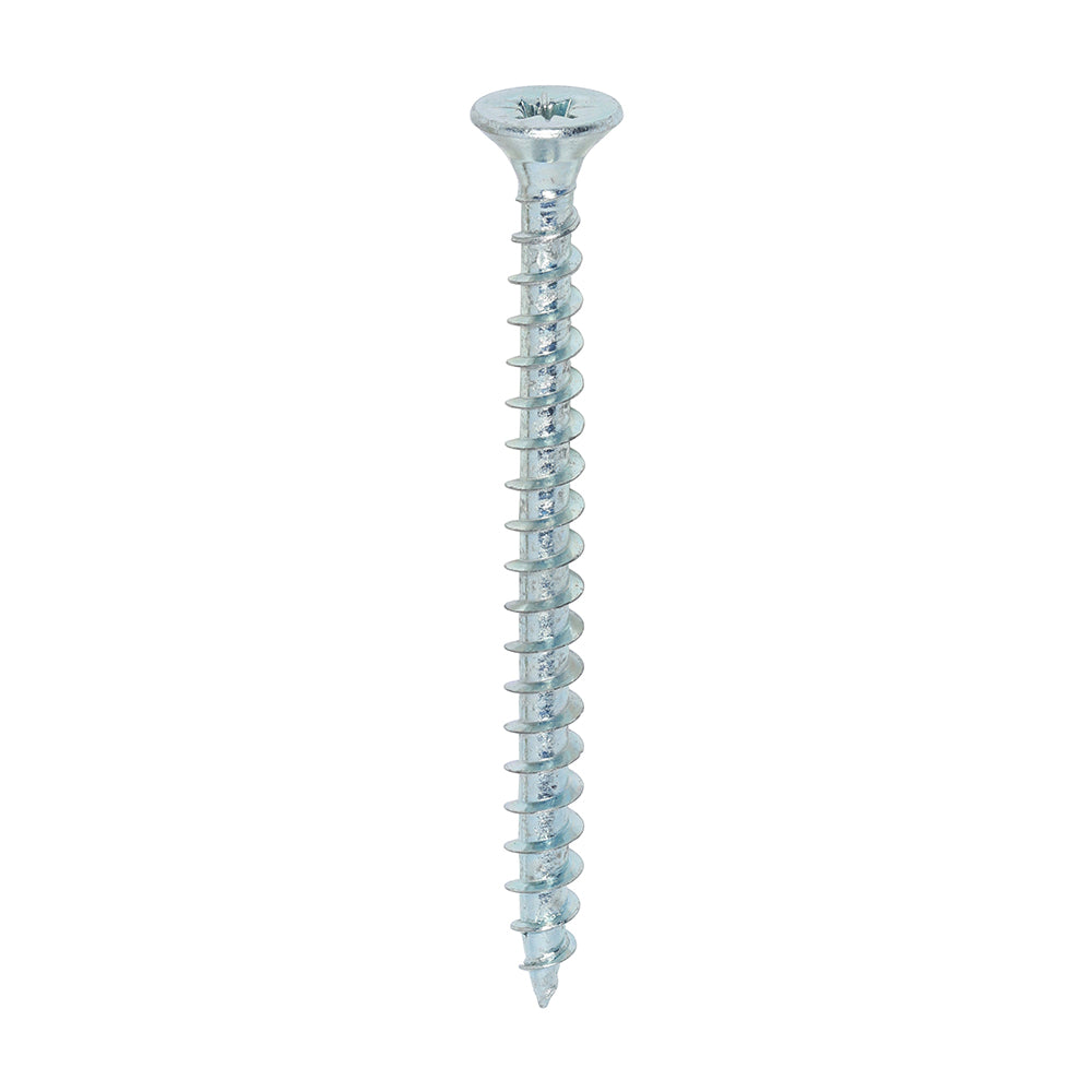 This is an image of Timco - Solo Chipboard & Woodscrews - PZ - Double Countersunk - Zinc 5.0 x 60mm - (200 PCS Box) 50060SOLOZ