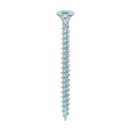 This is an image of Timco - Solo Chipboard & Woodscrews - PZ - Double Countersunk - Zinc 5.0 x 60mm - (200 PCS Box) 50060SOLOZ