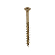 This is an image of Timco - Velocity Premium Multi-Use Screws - PZ - Double Countersunk - Yellow 5.0 x 60mm - (400 PCS Tub) 50060VYTUB