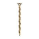 This is an image of Timco - Solo Chipboard & Woodscrews - Industry Pack - PZ - Double Countersunk - Yellow 5.0 x 70mm - (1000 PCS Box) 50070SOLOIND