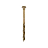 This is an image of Timco - Velocity Premium Multi-Use Screws - PZ - Double Countersunk - Yellow 5.0 x 75mm - (200 PCS Box) 50075VY