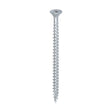 This is an image of Timco - C2 Exterior Strong-Fix Screws - PZ - Double Countersunk with Ribs - Twin-Cut - Silver 5.0 x 80mm - (200 PCS Box) 50080C2SBX