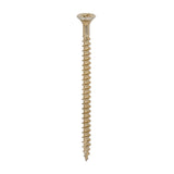 This is an image of Timco - C2 Strong-Fix Screws - PZ - Double Countersunk - Twin-Cut - Yellow 5.0 x 80mm - (350 PCS Tub) 50080C2TUB
