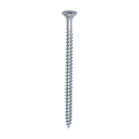 This is an image of Timco - Solo Chipboard & Woodscrews - PZ - Double Countersunk - Zinc 5.0 x 80mm - (200 PCS Box) 50080SOLOZ
