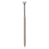 This is an image of Timco - Solo Chipboard & Woodscrews - SQ - Double Countersunk - Zinc 5.0 x 80mm - (200 PCS Box) 50080SQSZ