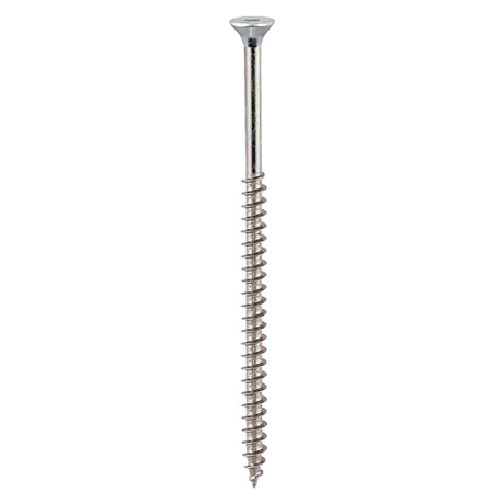 This is an image of Timco - Solo Chipboard & Woodscrews - SQ - Double Countersunk - Zinc 5.0 x 80mm - (200 PCS Box) 50080SQSZ