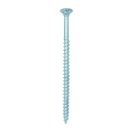 This is an image of Timco - Solo Chipboard & Woodscrews - PZ - Double Countersunk - Zinc 5.0 x 90mm - (100 PCS Box) 50090SOLOZ