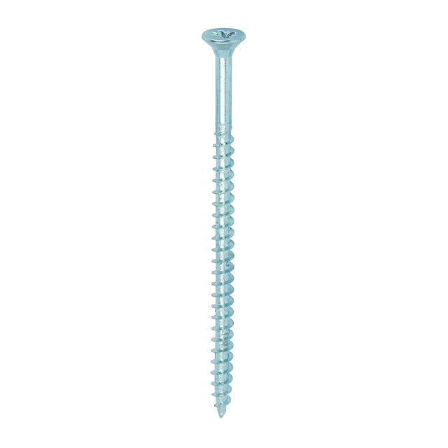 This is an image of Timco - Solo Chipboard & Woodscrews - PZ - Double Countersunk - Zinc 5.0 x 90mm - (100 PCS Box) 50090SOLOZ