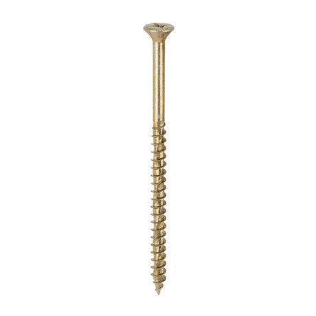 This is an image of Timco - Velocity Premium Multi-Use Screws - PZ - Double Countersunk - Yellow 5.0 x 90mm - (1000 PCS Box) 50090VYIND