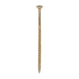 This is an image of Timco - Solo Chipboard & Woodscrews - PZ - Double Countersunk - Yellow 5.0 x 100mm - (100 PCS Box) 50100SOLOC