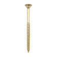This is an image of Timco - C2 Strong-Fix Screws - PZ - Double Countersunk - Twin-Cut - Yellow 5.0 x 120mm - (100 PCS Box) 50120C2