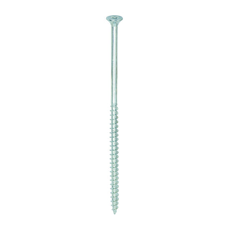 This is an image of Timco - Solo Chipboard & Woodscrews - PZ - Double Countersunk - Zinc 5.0 x 120mm - (100 PCS Box) 50120SOLOZ
