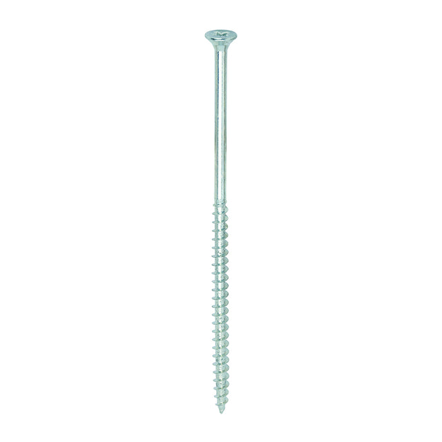 This is an image of Timco - Solo Chipboard & Woodscrews - PZ - Double Countersunk - Zinc 5.0 x 120mm - (100 PCS Box) 50120SOLOZ