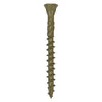 This is an image of Timco - C2 Deck-Fix Screws - TX - Countersunk with Ribs - Twin-Cut - Green 4.5 x 50mm - (250 PCS Box) 50C2D250BX