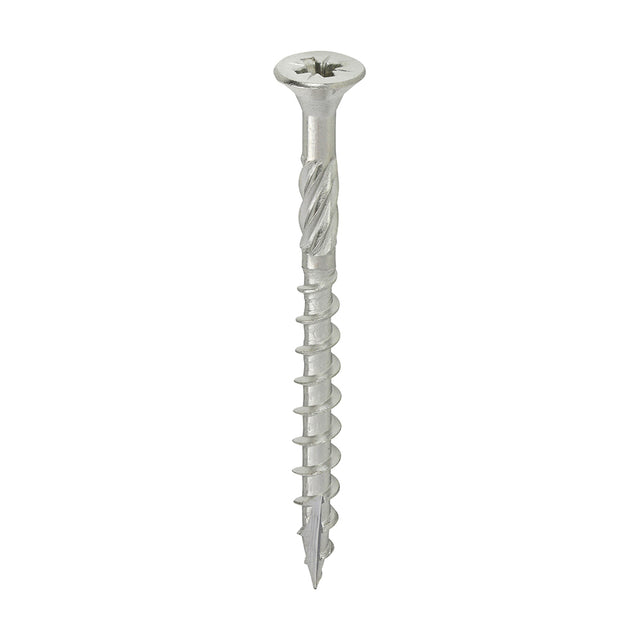 This is an image of Timco - Decking Screws - PZ - Double Countersunk - Stainless Steel 4.5 x 50mm - (250 PCS Tub) 50TDECKSS
