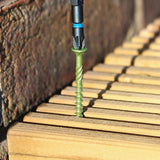 This is an image of Timco - Decking Screws - PZ - Double Countersunk - Exterior - Green 4.5 x 50mm - (200 PCS Box) 50TDECK