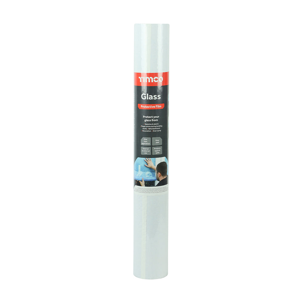 This is an image of Timco - Protective Film - For Glass 50m x 0.6m 50WP
