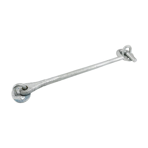 This is an image of Timco - Cabin Hooks - Hot Dipped Galvanised 10" (1 Each Plain Bag) 523454