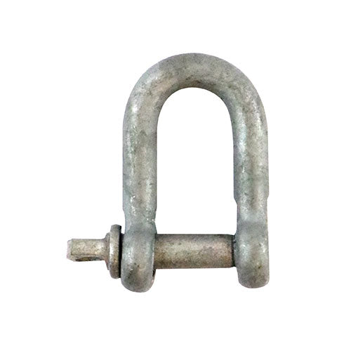 This is an image of Timco - Dee Shackles - Hot Dipped Galvanised 5mm (5 Pieces TIMpac) 5DSP