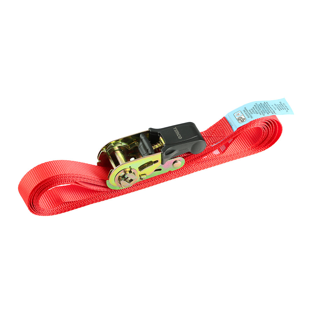 This is an image of Timco - Endless Ratchet Straps - Standard Duty 5m x 25mm (2 Pieces Pack) 5RSNH