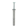 This is an image of Timco - Nylon Hammer Fixing - PZ - Zinc 6.0 x 50mm - (200 PCS Box) 60050HF