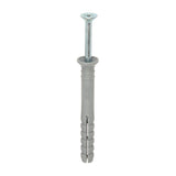 This is an image of Timco - Nylon Hammer Fixing - PZ - Zinc 6.0 x 50mm - (200 PCS Box) 60050HF