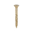 This is an image of Timco - Velocity Premium Multi-Use Screws - PZ - Double Countersunk - Yellow 6.0 x 50mm - (200 PCS Box) 60050VY