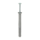 This is an image of Timco - Nylon Hammer Fixing - PZ - Zinc 6.0 x 60mm - (200 PCS Box) 60060HF