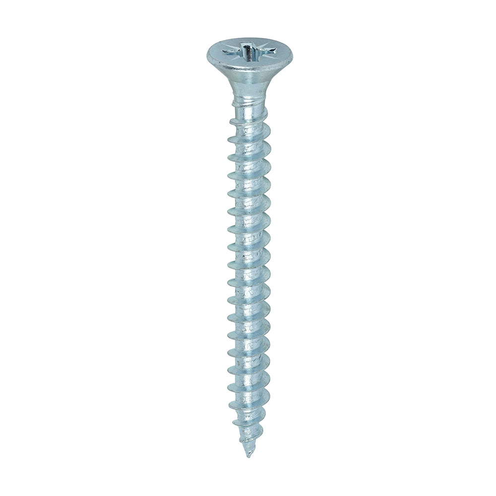 This is an image of Timco - Solo Chipboard & Woodscrews - PZ - Double Countersunk - Zinc 6.0 x 60mm - (200 PCS Box) 60060SOLOZ