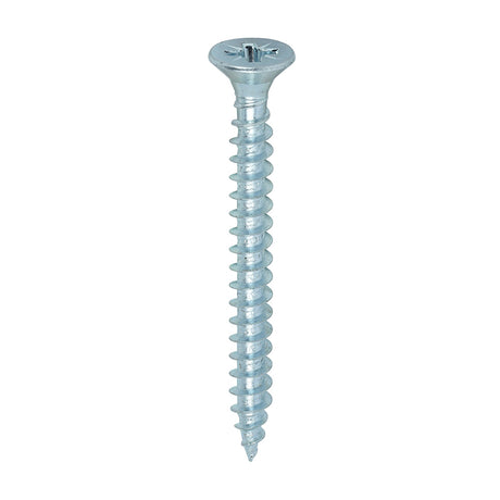 This is an image of Timco - Solo Chipboard & Woodscrews - PZ - Double Countersunk - Zinc 6.0 x 60mm - (200 PCS Box) 60060SOLOZ