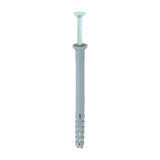 This is an image of Timco - Nylon Hammer Fixing - PZ - Zinc 6.0 x 70mm - (200 PCS Box) 60070HF
